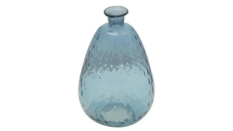 Navy Glass Vase — available to rent from Something Blue