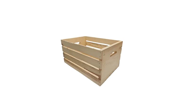 Pine- Wooden Crate — available to rent from Something Blue
