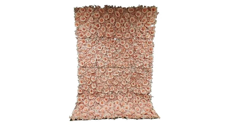Pink Floral Backdrop — available to rent from Something Blue