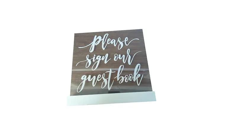 Please Sign our Guestbook — available to rent from Something Blue