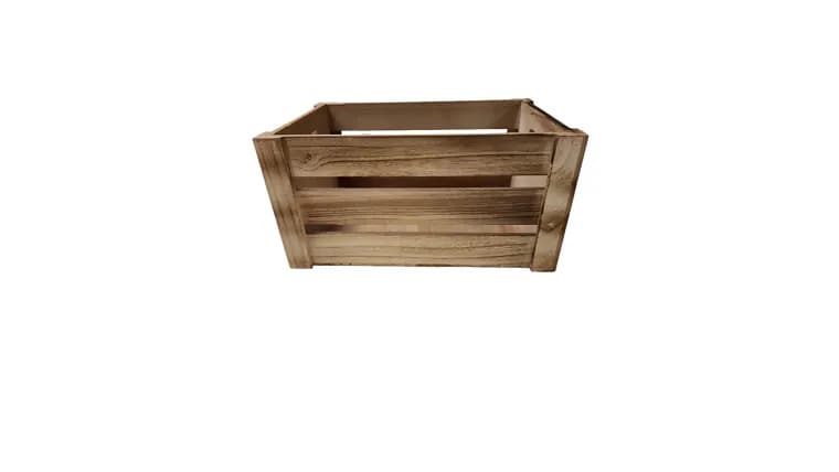 Safi- Wooden Crate Large — available to rent from Something Blue