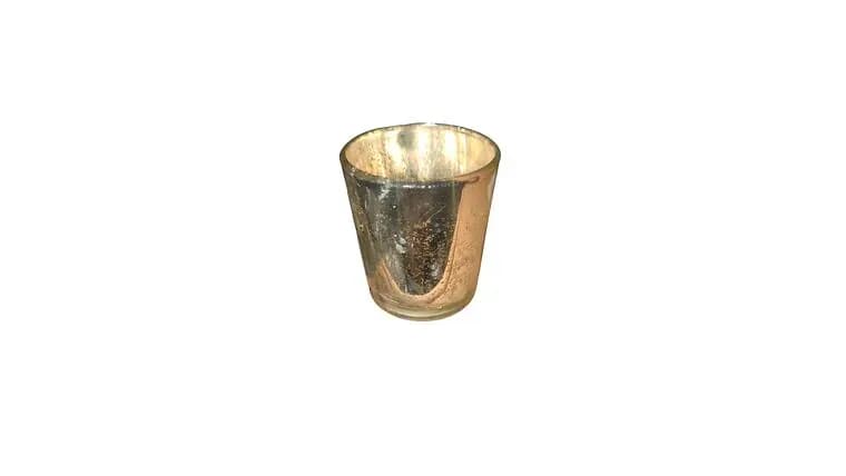 Silver Mercury Votive — available to rent from Something Blue