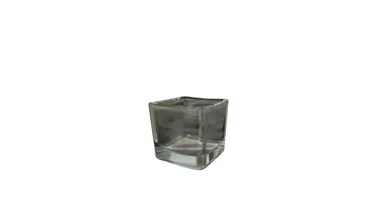 Square Glass Votive — available to rent from Something Blue