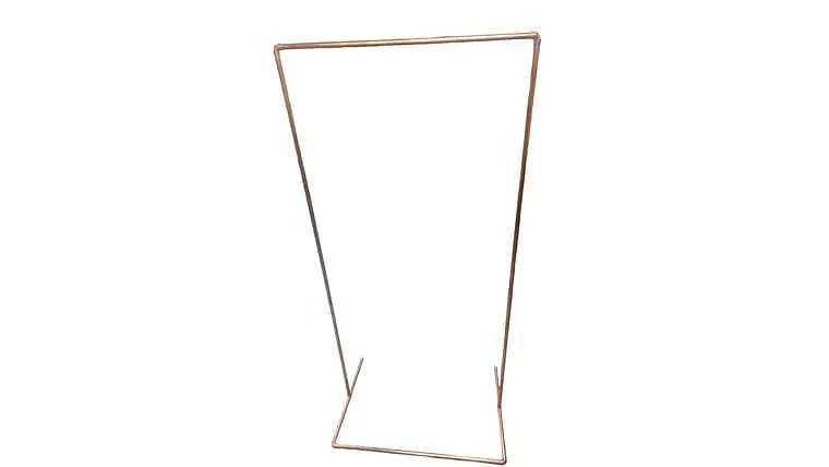 Tall Copper Stand — available to rent from Something Blue