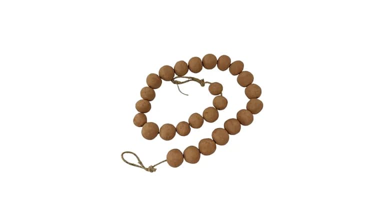 Terracotta Clay Beads — available to rent from Something Blue