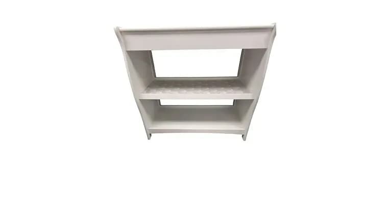 White Three Tier Bar Cart — available to rent from Something Blue