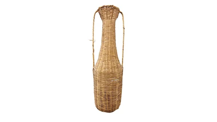 Wicker Floral Stand — available to rent from Something Blue