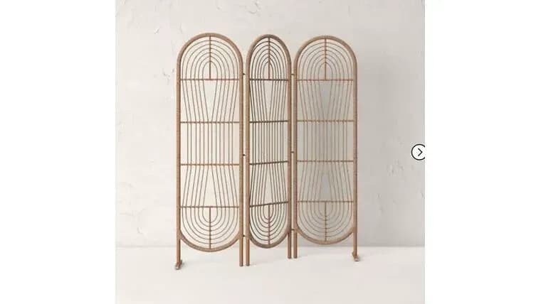 Wicker Room Divider — available to rent from Something Blue