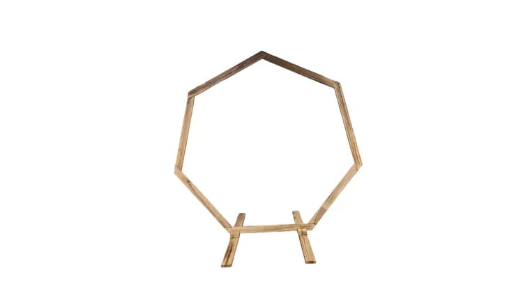 Wood Octagon Arch 7' — available to rent from Something Blue
